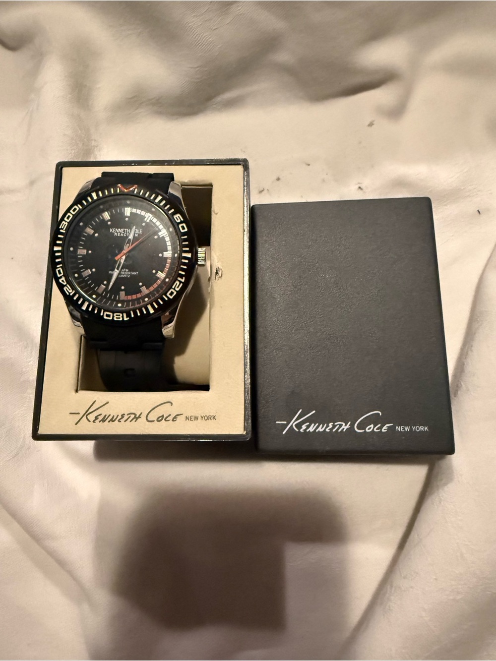 Kenneth Cole Black and Silver Men's Sport Watch